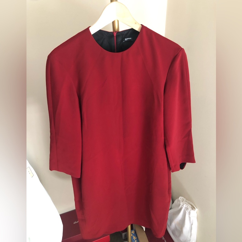 Jil Sander Red Dress